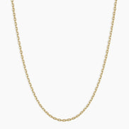 14k Gold Mini Link Necklace