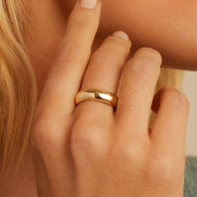14k Gold Lou Helium Statement Ring