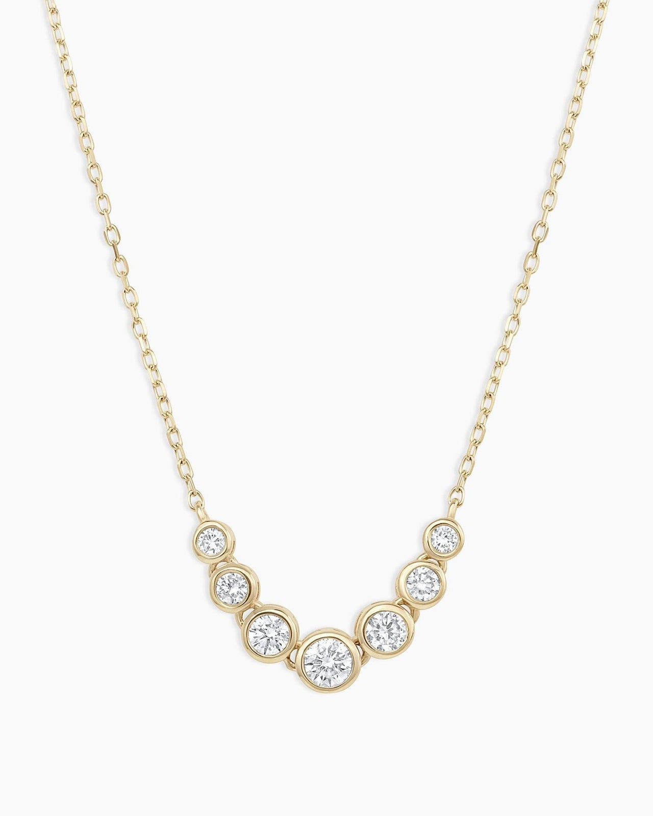 Classic Diamond Mini Row Necklace