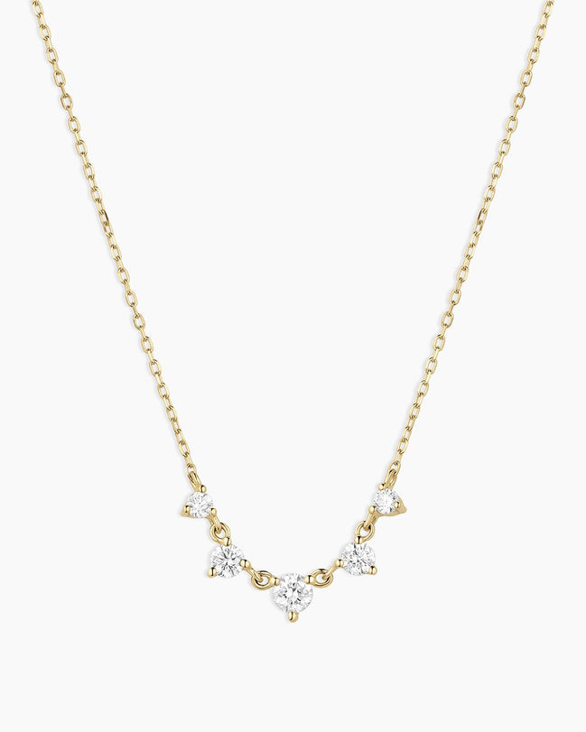 Elle Diamond Row Necklace