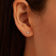 Diamond Palm Studs