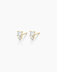 Thumbnail for Diamond and White Sapphire Studs