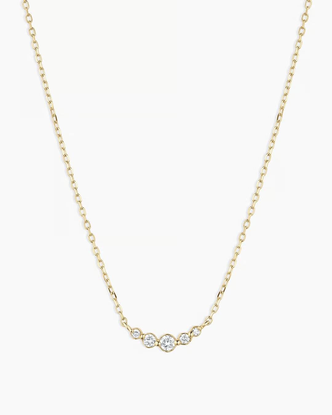 Elle Diamond Cluster Necklace