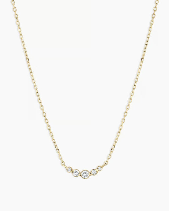 Elle Diamond Cluster Necklace