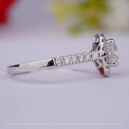 Elongated Cushion Cut Ring