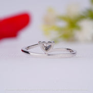 Heart Brilliant Cut Lab Grown Diamond Ring