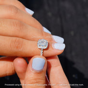 Elongated Cushion Cut Ring