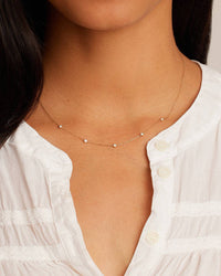Thumbnail for Classic Five Diamond Necklace