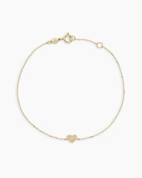 Thumbnail for Diamond Vintage Heart Bracelet
