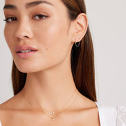 Trio Floating Diamond Necklace