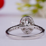 2.00CT Oval Cut Lab Grown Diamond Ring